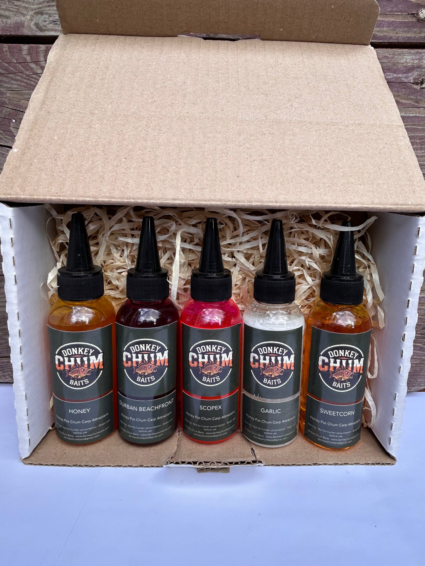Honey Pot Chum Carp Attractor Box Set - 5-Flavours